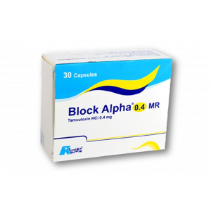 BLOCK ALPHA 0.4 MR ( TAMSULOSIN HCL 0.4 MG ) 30 CAPSULES